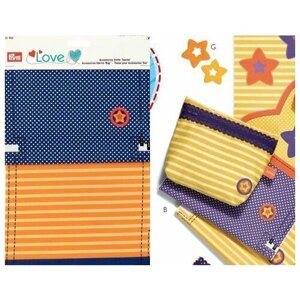 Коллекция "Love"Ткань для изготовления сумочки с рисунком "Звезда" PRYM 931953