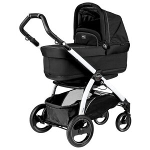 Коляска для новорожденных Peg Perego Book S Pop-Up (шасси White/Black), Onyx