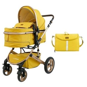 Коляска Eccobaby 518 2в желтая