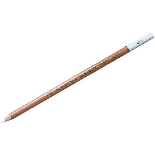 Комплект 12 шт, Мел художественный Koh-I-Noor "Gioconda 8801", карандаш, белый, заточен. от компании М.Видео - фото 1