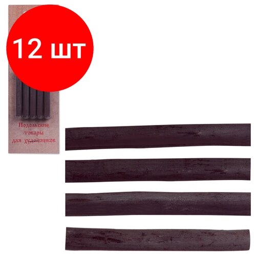 Комплект 12 шт, Сепия темная, набор 5 карандашей, блистер от компании М.Видео - фото 1