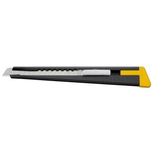 Комплект 2 штук, Нож OLFA с металлическим корпусом, 9мм, черный, OL-180-BLACK