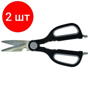 Комплект 2 штук, Ножницы универсальные Tahoshy, ABS ручка, прямые, 215 мм (13-07-003)
