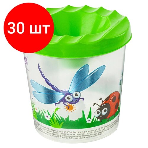 Комплект 30 шт, Стакан-непроливайка с рисунком "В гостях У букашек" юнландия, 191735 от компании М.Видео - фото 1