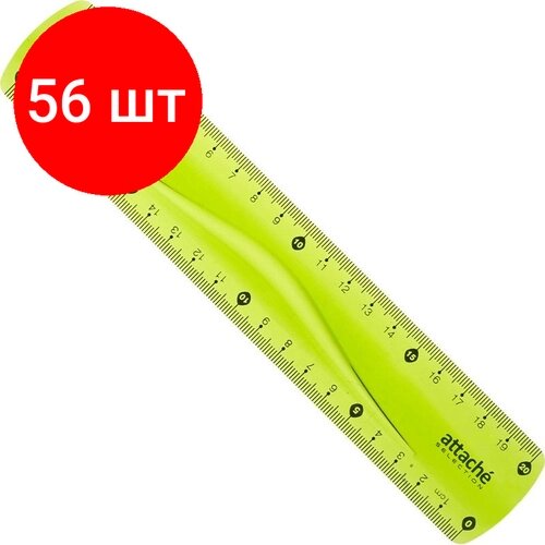 Комплект 56 штук, Линейка Attache Selection Flexible, 20см от компании М.Видео - фото 1