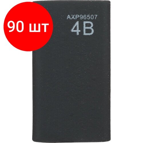 Комплект 90 штук, Ластик прямоугольный M&G, для карандаша, 45x25x10 мм, ПВХ, ассорти от компании М.Видео - фото 1