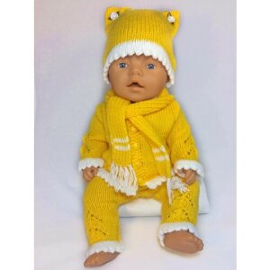 Комплект одежды для кукол «MiniFormy»Лимончик"4 изделия). Рост 42-43 см (Бэби Бон)