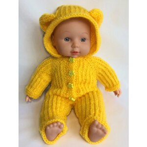 Комплект одежды для кукол «MiniFormy»Желтый мишка»2 изделия). Рост 30-33 см.