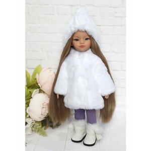 Комплект одежды и обуви для кукол Paola Reina 32 , белый, лиловый