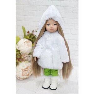 Комплект одежды и обуви для кукол Paola Reina 32 см, белый, салатовый