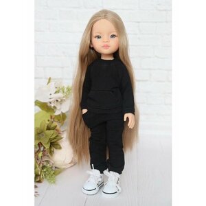 Комплект одежды и обуви для кукол Paola Reina 32 см, черный, белый