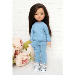 Комплект одежды и обуви для кукол Paola Reina 32 см, голубой