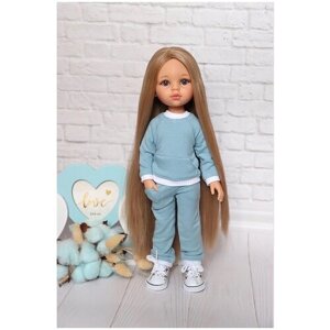 Комплект одежды и обуви для кукол Paola Reina 32 см (костюм и кеды), голубой