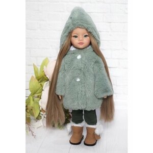 Комплект одежды и обуви для кукол Paola Reina 32 см, зеленый, темно-зеленый, коричневый