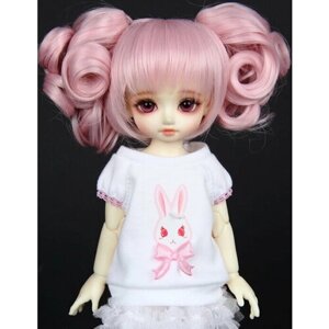 Комплект одежды Luts Cutie Bunny Set (Кролик-милашка розовый для кукол БЖД Латс 26 см)