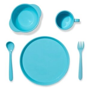 Комплект посуды DOSH | HOME AMILA KIDS 40021, голубой