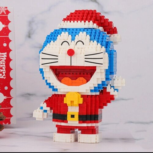 Конструктор 3D из миниблоков Balody Doraemon котик дед мороз 1030 деталей от компании М.Видео - фото 1