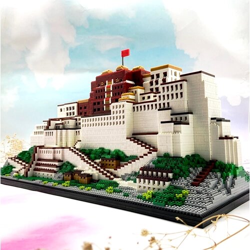 Конструктор 3D из миниблоков RTOY Любимые места Потала Тибетский дворец 10000 элементов - JM9922 от компании М.Видео - фото 1