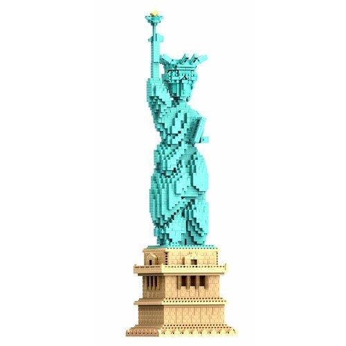 Конструктор 3D из миниблоков RTOY Любимые места Статуя Свободы 2950 элементов - JM20810 от компании М.Видео - фото 1
