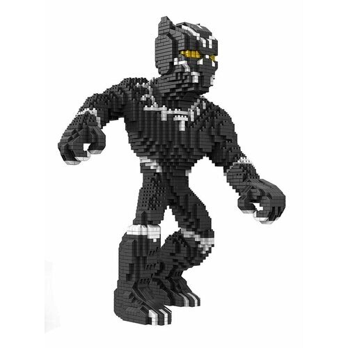 Конструктор 3D из миниблоков RTOY Супергерои Черная Пантера 2750 элементов - JM8830-5 от компании М.Видео - фото 1