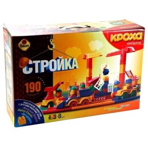 Конструктор Bauer Кроха Стройка 056-190, 190 дет.