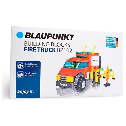 Конструктор Blaupunkt Building Block BP102 Пожарная машина, 109 дет. от компании М.Видео - фото 1