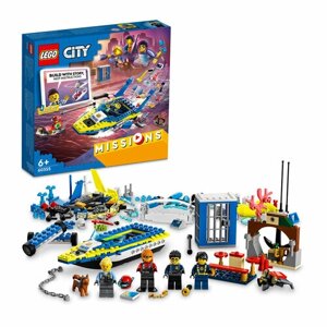 Конструктор Детективные миссии водной полиции LEGO City 60355