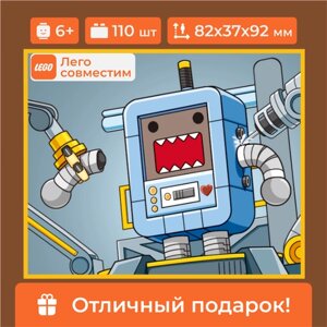 Конструктор "Domo-Kun-робот" Sembo Block, лего для мальчика/для девочки, 110 деталей