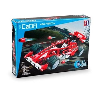 Конструктор Double Eagle CaDA deTECH C52016W Гоночный автомобиль F1, 144 дет.