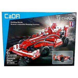 Конструктор Double Eagle CaDA Technic C51010W Гонщик, 317 дет.