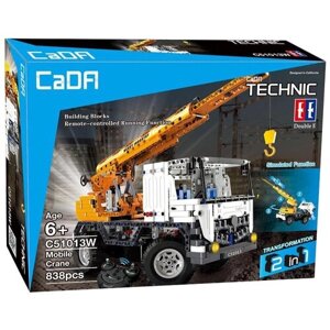 Конструктор Double Eagle CaDA Technic C51013W Автокран, 838 дет.