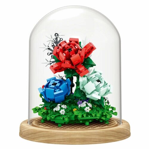 Конструктор Флорариум с цветами Zhe Gao Immortal Flower от компании М.Видео - фото 1