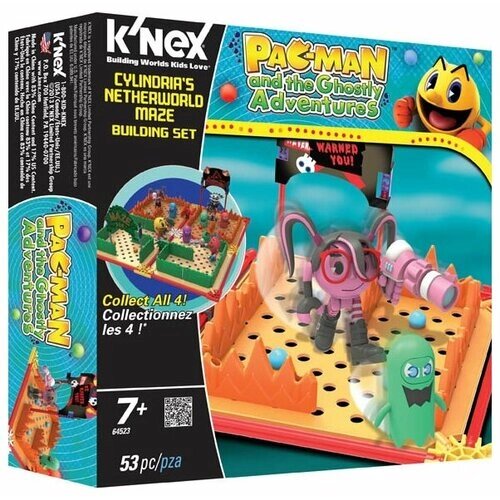 Конструктор K'NEX Pac-Man and the Ghostly Adventures 64523 Подземный лабиринт Сайлиндрии, 53 дет. от компании М.Видео - фото 1