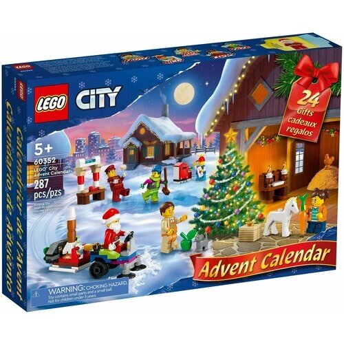 Конструктор LEGO 60352 сити Адвент-календарь Новогодний Сити от компании М.Видео - фото 1