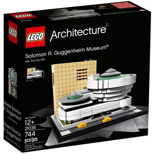 Конструктор LEGO Architecture 21035 Музей Соломона Гуггенхайма, 744 дет. от компании М.Видео - фото 1