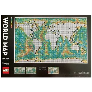 Конструктор LEGO ART 31203 Карта мира, 11695 дет.