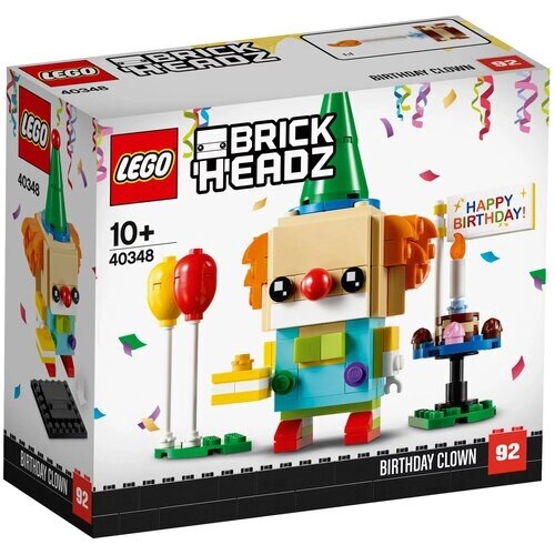 Конструктор LEGO BrickHeadz 40348 Клоун на день рождения, 150 дет. от компании М.Видео - фото 1