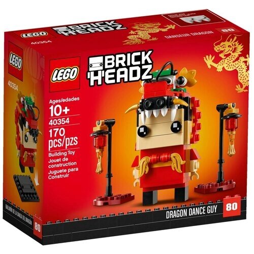 Конструктор LEGO BrickHeadz 40354 Танец дракона, 170 дет. от компании М.Видео - фото 1