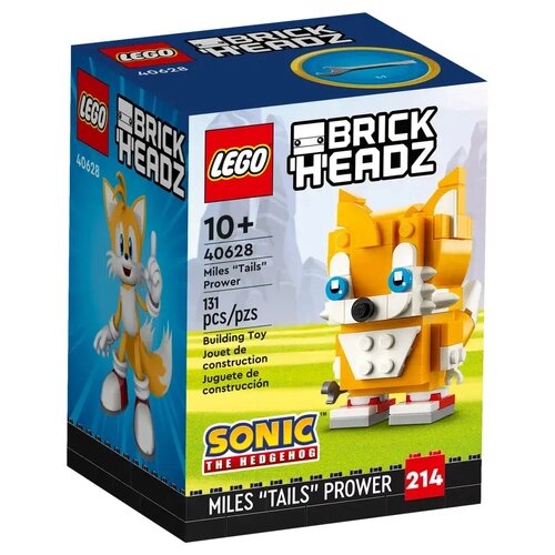 Конструктор LEGO BrickHeadz 40628 Майлз «Тейлз» Прауэр от компании М.Видео - фото 1