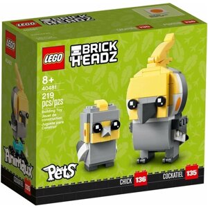 Конструктор LEGO BrickHeadz Сувенирный набор Австралийский попугайчик 40481