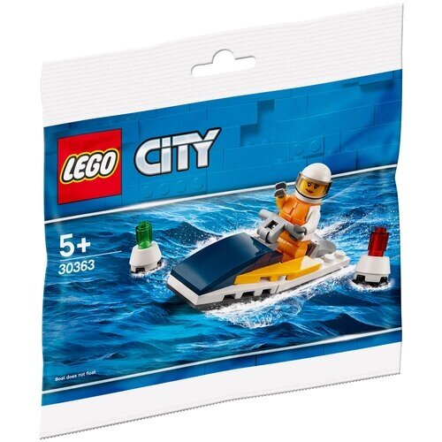 Конструктор LEGO City 30363 Гоночный катер, 34 дет. от компании М.Видео - фото 1