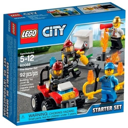 Конструктор LEGO City 60088 Пожарная охрана для начинающих, 92 дет. от компании М.Видео - фото 1
