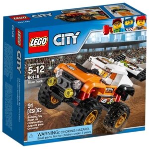 Конструктор LEGO City 60146 Внедорожник каскадера, 91 дет.