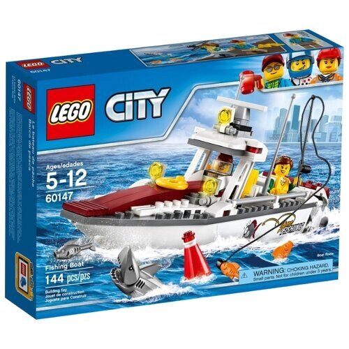 Конструктор LEGO City 60147 Рыболовный катер, 144 дет. от компании М.Видео - фото 1