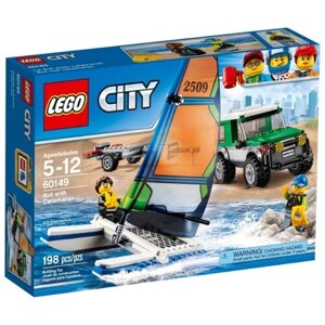 Конструктор LEGO City 60149 Внедорожник с прицепом для катамарана, 198 дет.