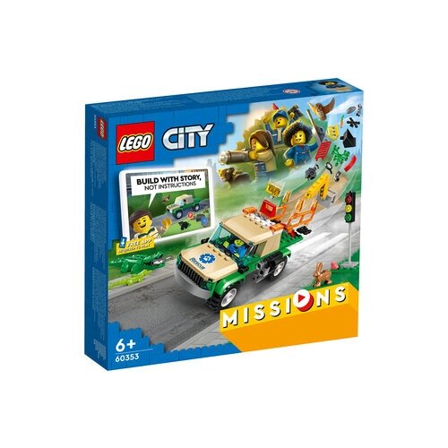 Конструктор LEGO City 60353 Wild Animal Rescue Missions, 246 дет. от компании М.Видео - фото 1