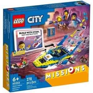 Конструктор LEGO CITY 60355 Детективные расследования водной полиции