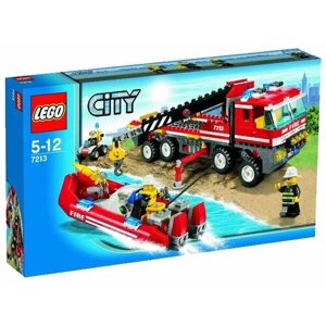 Конструктор LEGO City 7213 Пожарный грузовик и лодка, 388 дет.