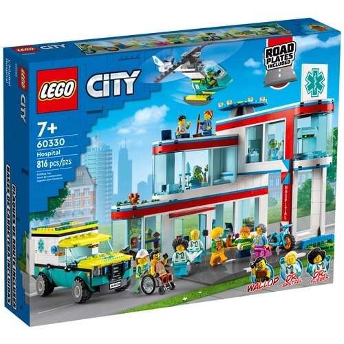 Конструктор LEGO City Community 60330 Больница, 816 дет. от компании М.Видео - фото 1