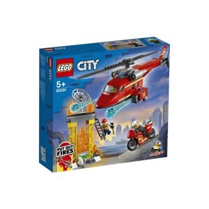 Конструктор LEGO City Fire 60281 Спасательный пожарный вертолёт, 212 дет.